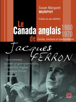 cover image of Le Canada anglais de Jacques Ferron